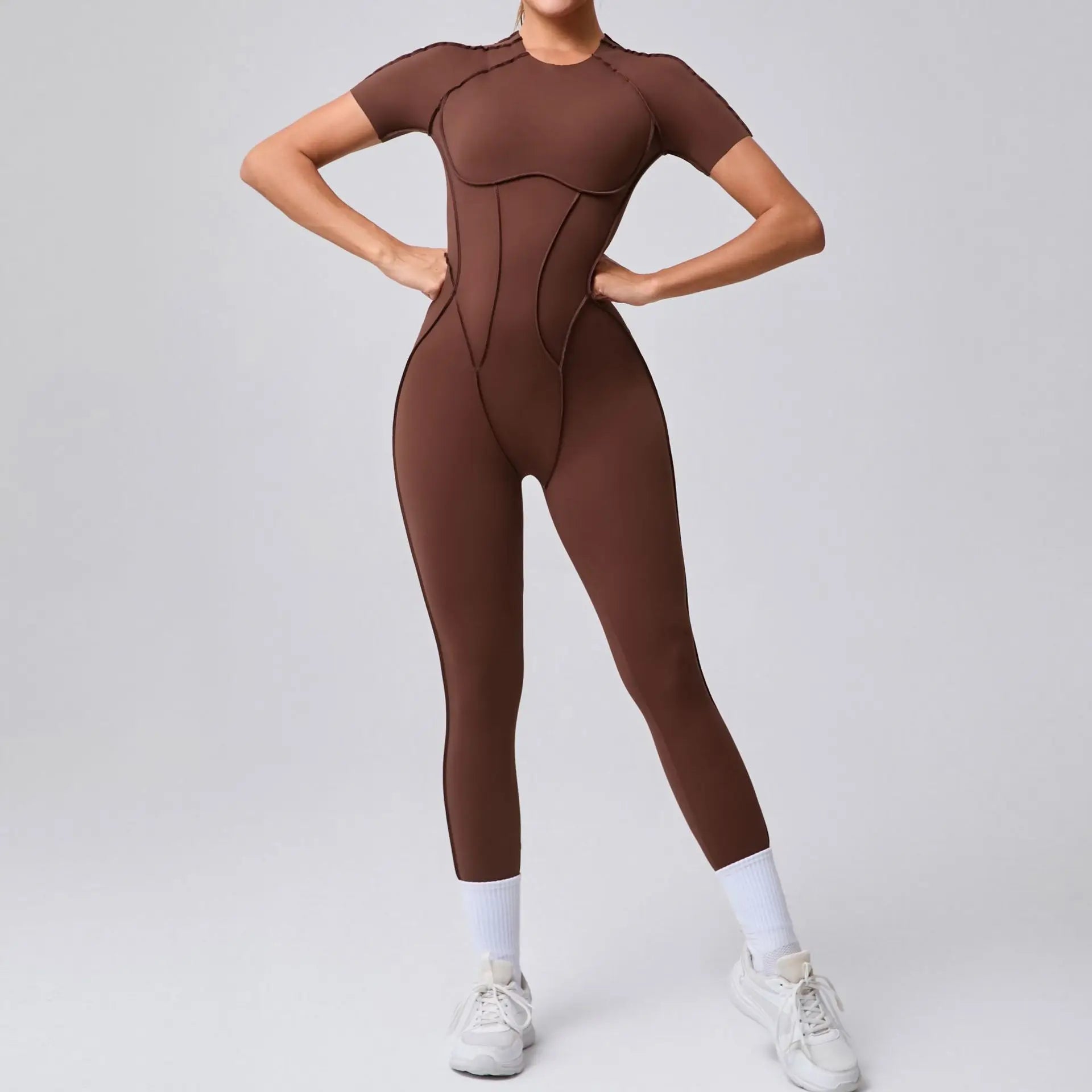 Nivelle Sculpt Open-back  jumpsuit